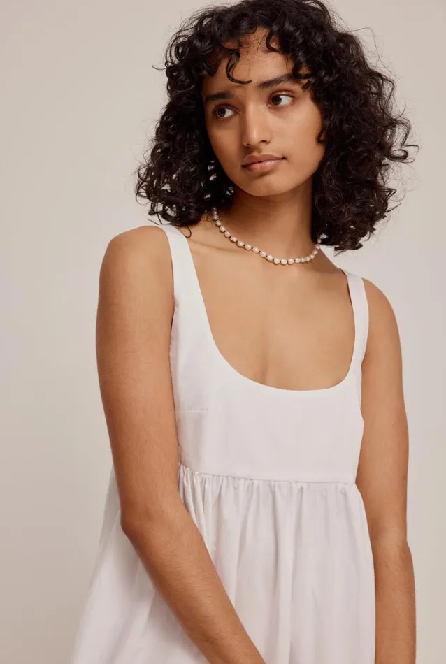 Woman Venroy Dresses Cotton Tiered Maxi Dress