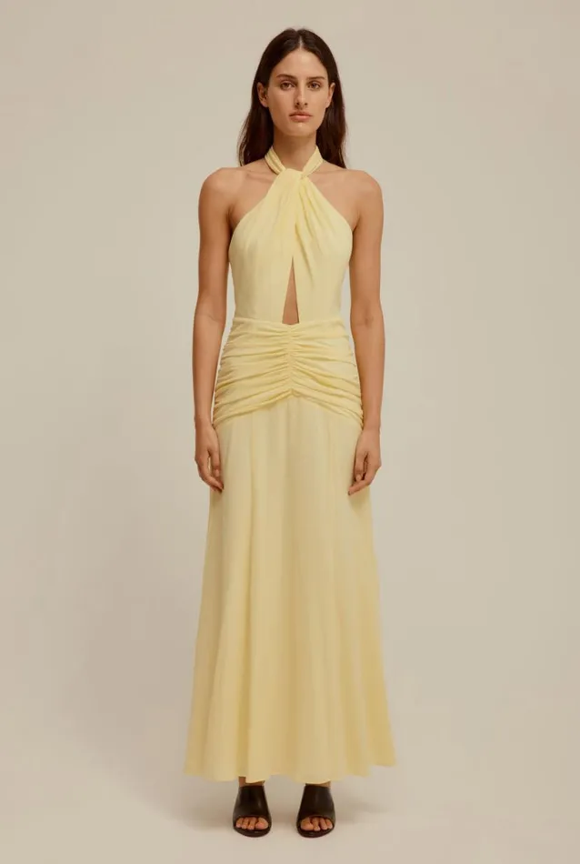 Woman Venroy Dresses Halter Neck Cut Out Dress