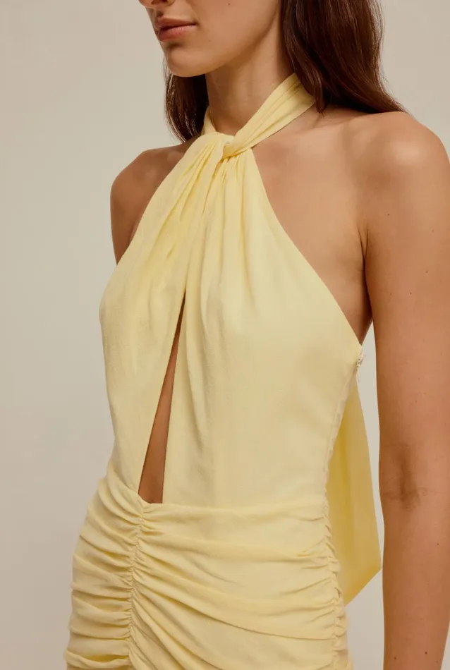 Woman Venroy Dresses Halter Neck Cut Out Dress