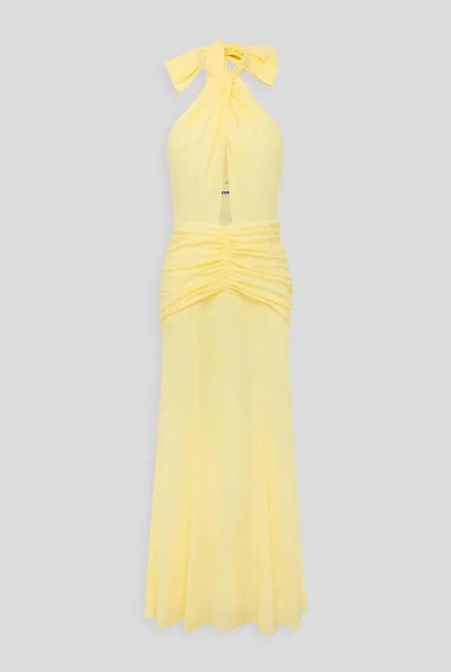 Woman Venroy Dresses Halter Neck Cut Out Dress