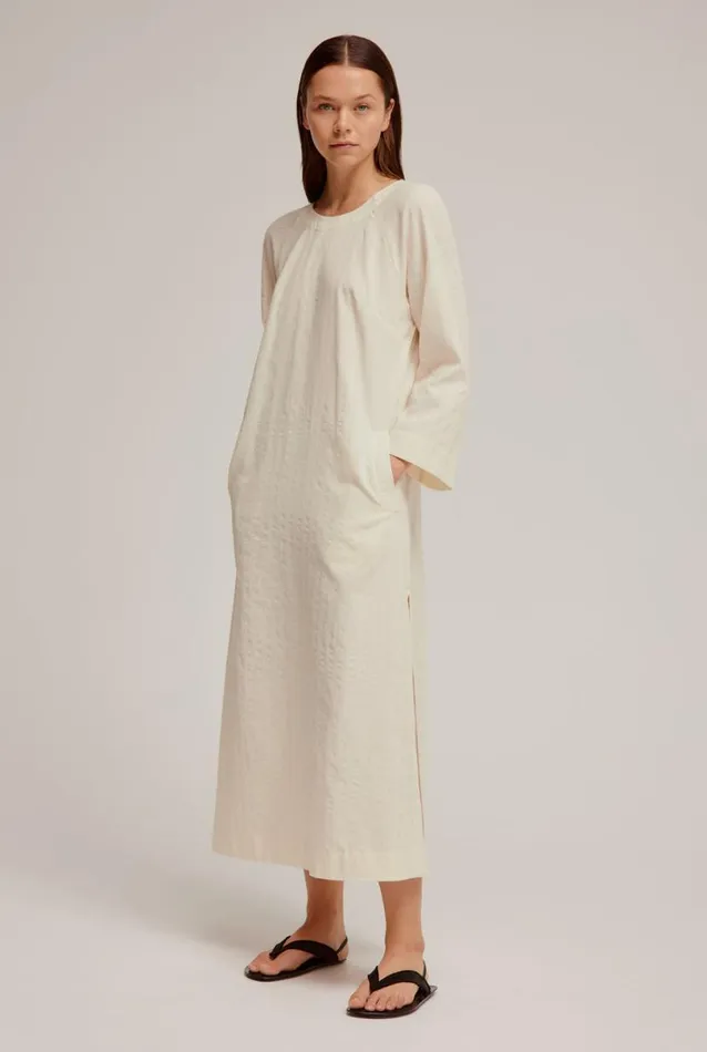 Woman Venroy Dresses Woven Stripe Kaftan Dress
