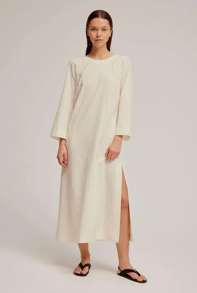 Woman Venroy Dresses Woven Stripe Kaftan Dress
