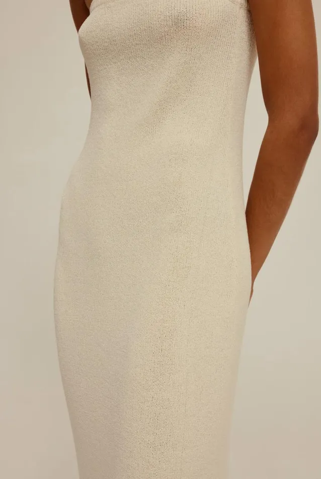 Woman Venroy Knitwear Strapless Knit Dress