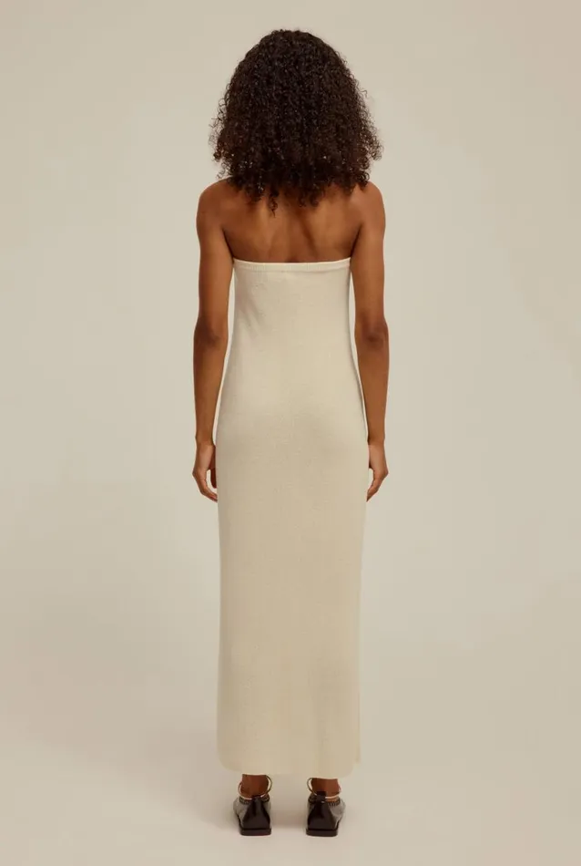 Woman Venroy Knitwear Strapless Knit Dress