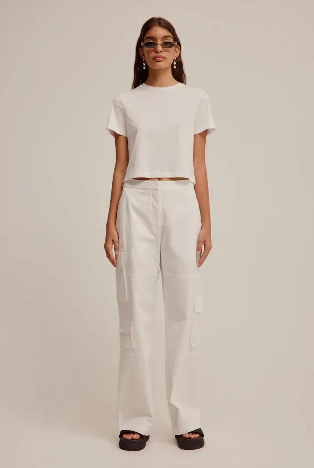 Woman Venroy Pants Lightweight Utility Cotton Cargo Pant