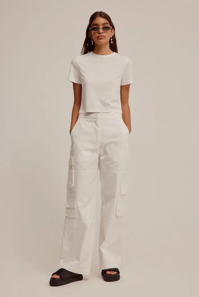 Woman Venroy Pants Lightweight Utility Cotton Cargo Pant