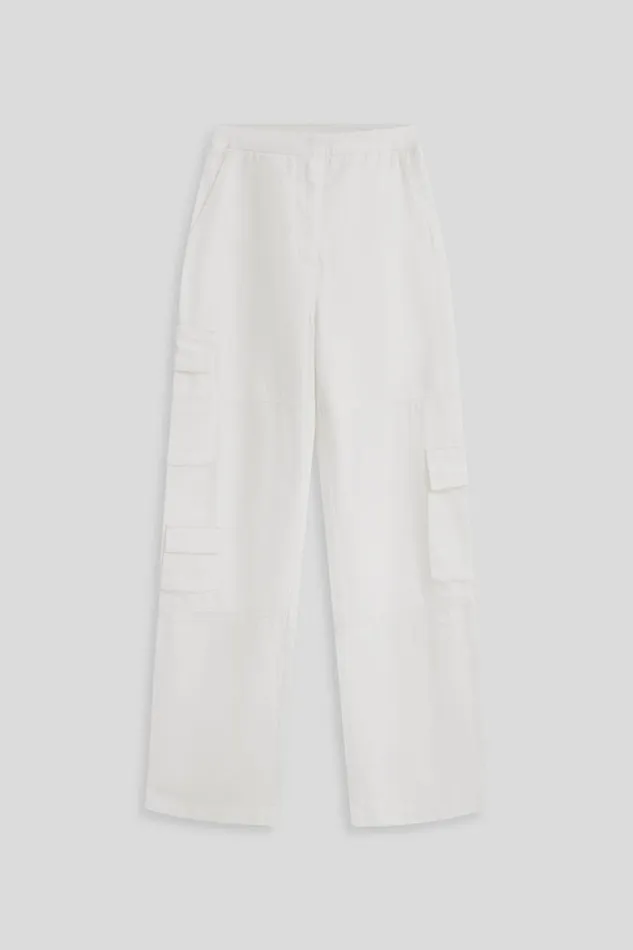Woman Venroy Pants Lightweight Utility Cotton Cargo Pant
