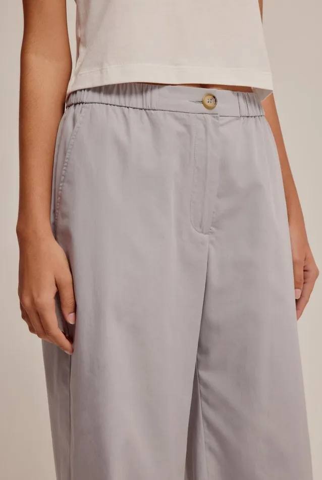 Woman Venroy Pants Relaxed Cotton Poplin Pant
