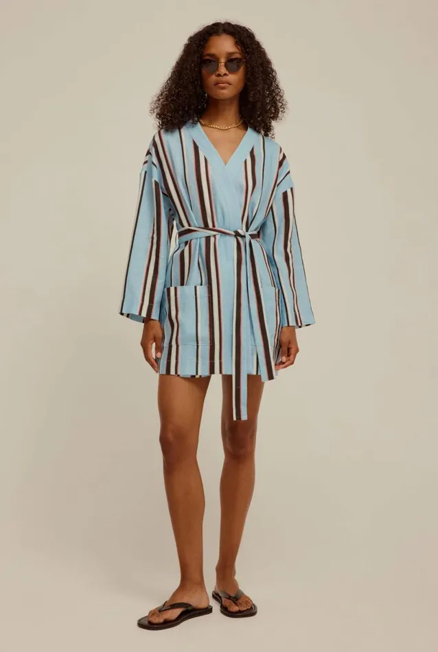 Woman Venroy Shorts Stripe Linen Short