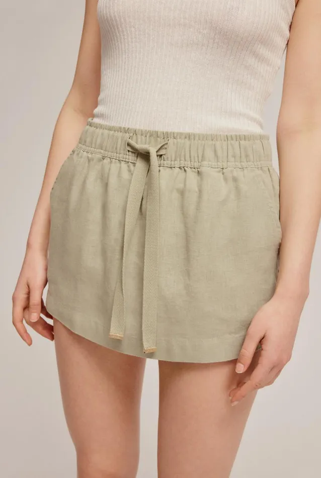 Woman Venroy Skirts Linen Lounge Skirt