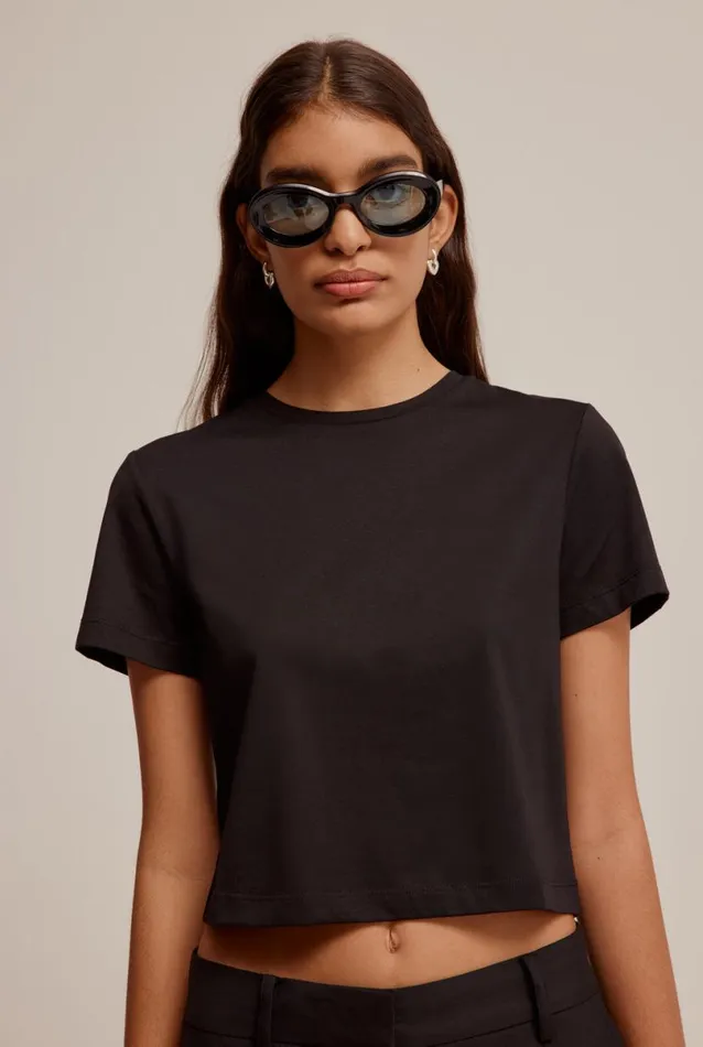 Woman Venroy TShirts and Tanks Cropped TShirt