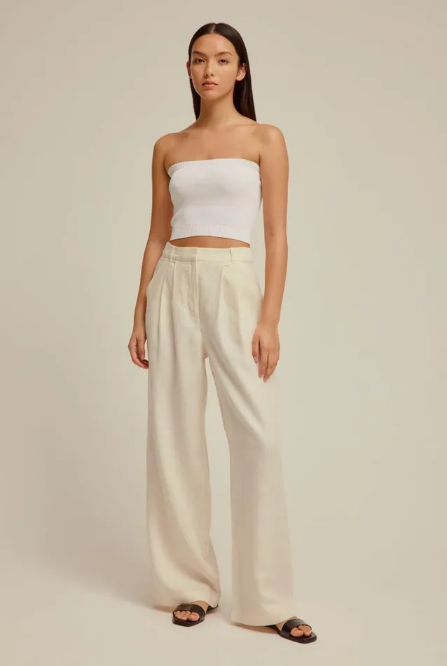 Woman Venroy Tops Knitted Tube Top