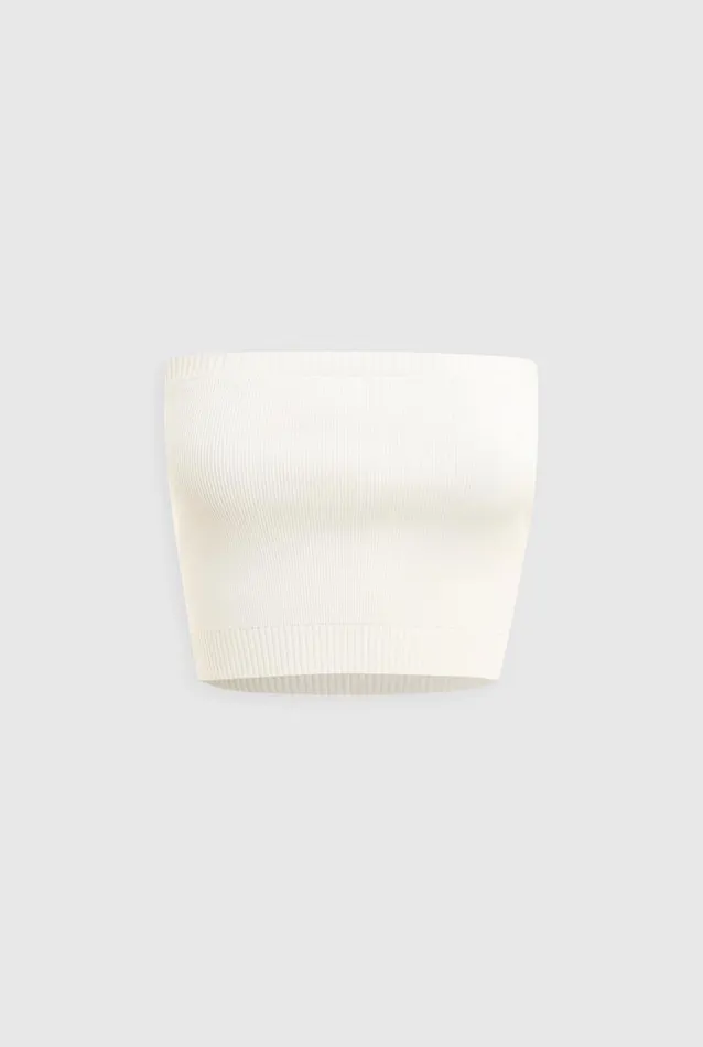 Woman Venroy Tops Knitted Tube Top