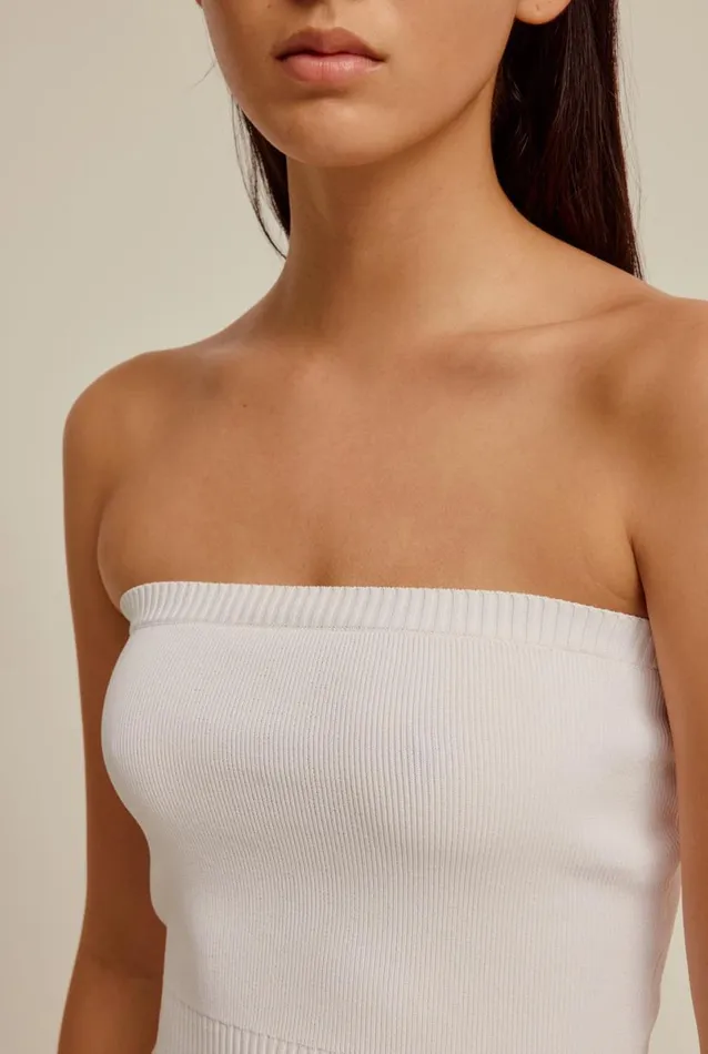 Woman Venroy Tops Knitted Tube Top