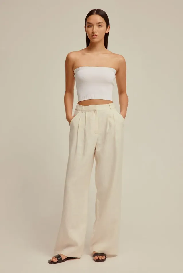 Woman Venroy Tops Knitted Tube Top