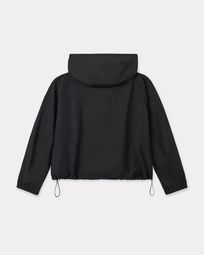 Women 039Boke Flower 20039 Short Windbreaker Black Kenzo Jackets And Coats