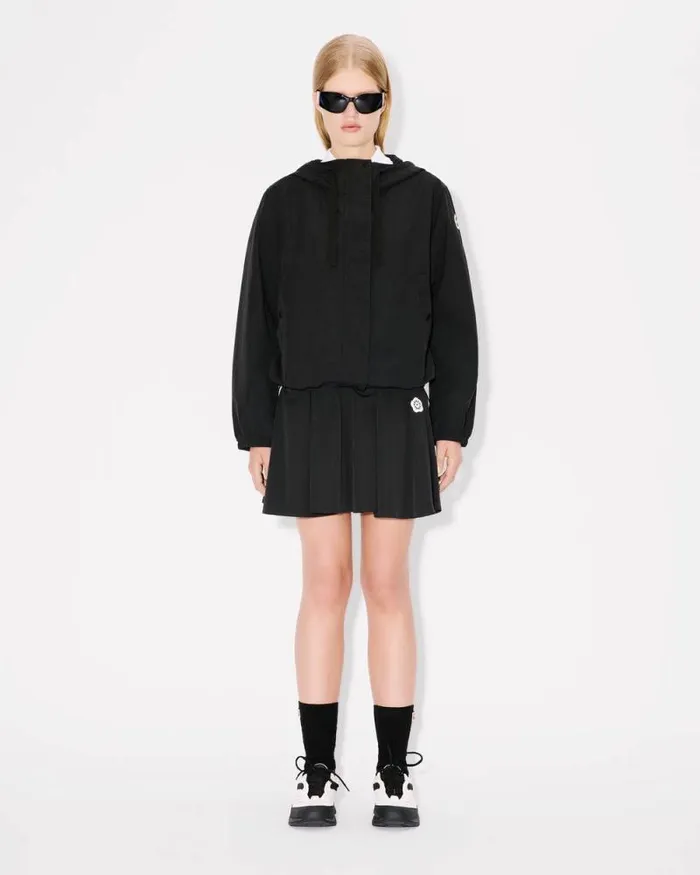 Women 039Boke Flower 20039 Short Windbreaker Black Kenzo Jackets And Coats