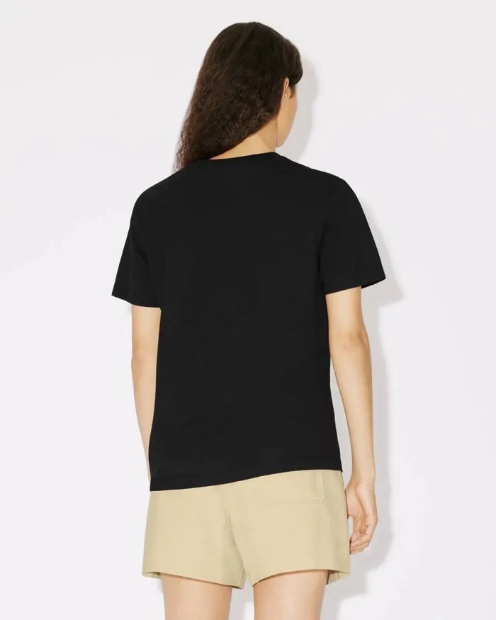 Women 039Boke Flower 20039 Tshirt Black Kenzo Tshirts And Polos