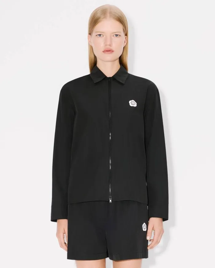 Women 039Boke Flower 20039 Zipped Shirt Black Kenzo Shirts And Tops