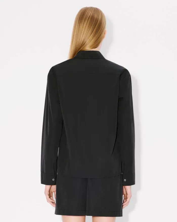 Women 039Boke Flower 20039 Zipped Shirt Black Kenzo Shirts And Tops