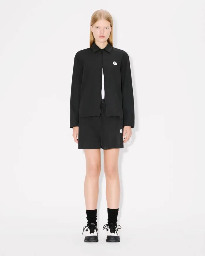 Women 039Boke Flower 20039 Zipped Shirt Black Kenzo Shirts And Tops