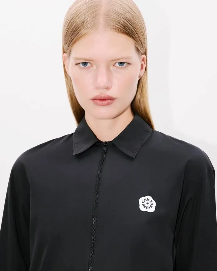 Women 039Boke Flower 20039 Zipped Shirt Black Kenzo Shirts And Tops