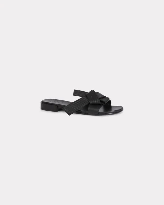 Women 039KENZO Oki039 Leather Mules Black Kenzo Mules And Espadrilles