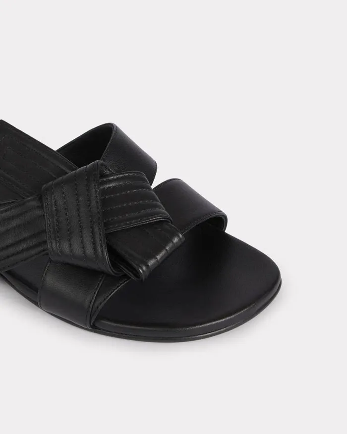Women 039KENZO Oki039 Leather Mules Black Kenzo Mules And Espadrilles