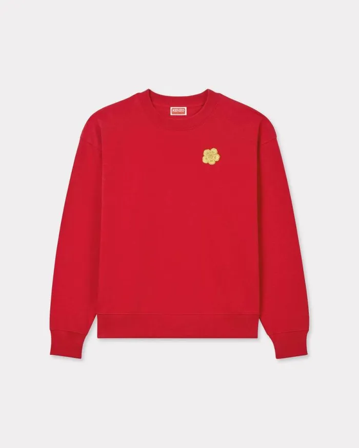 Women 039Lunar New Year039 Embroidered Sweatshirt In Cotton Cherry Kenzo Sweatshirts And Hoodies Women 039Lunar New Year039 Embroidered Sweatshirt In Cotton Cherry Kenzo Sweatshirts And Hoodies