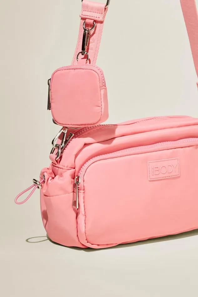 Women Active Accessories Cotton On Active Essentials Crossbody Bag Petal Pink
