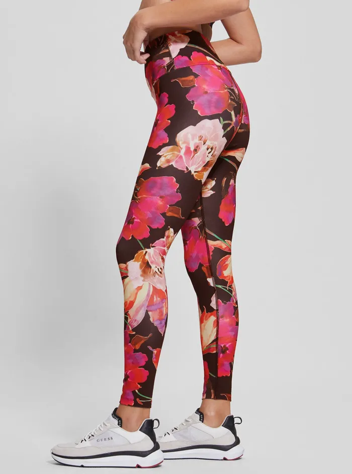 Women Activewear GUESS Eco Pink Corine Active Leggings Women Activewear GUESS Eco Pink Corine Active Leggings