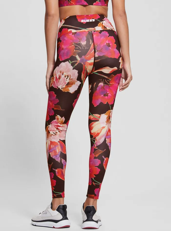 Women Activewear GUESS Eco Pink Corine Active Leggings Women Activewear GUESS Eco Pink Corine Active Leggings