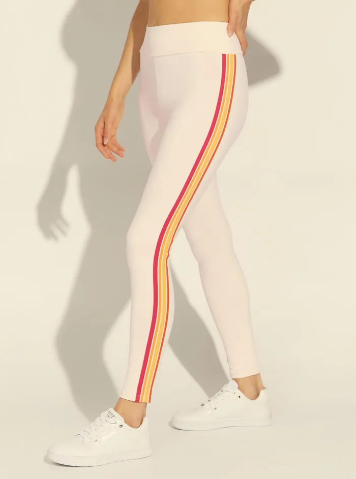 Women Activewear GUESS White Multi Brittany Active Leggings