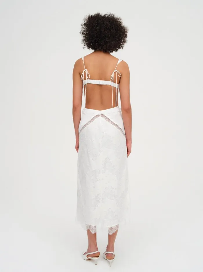 Women Allira Lace Bra Top White For Love and Lemons Tops