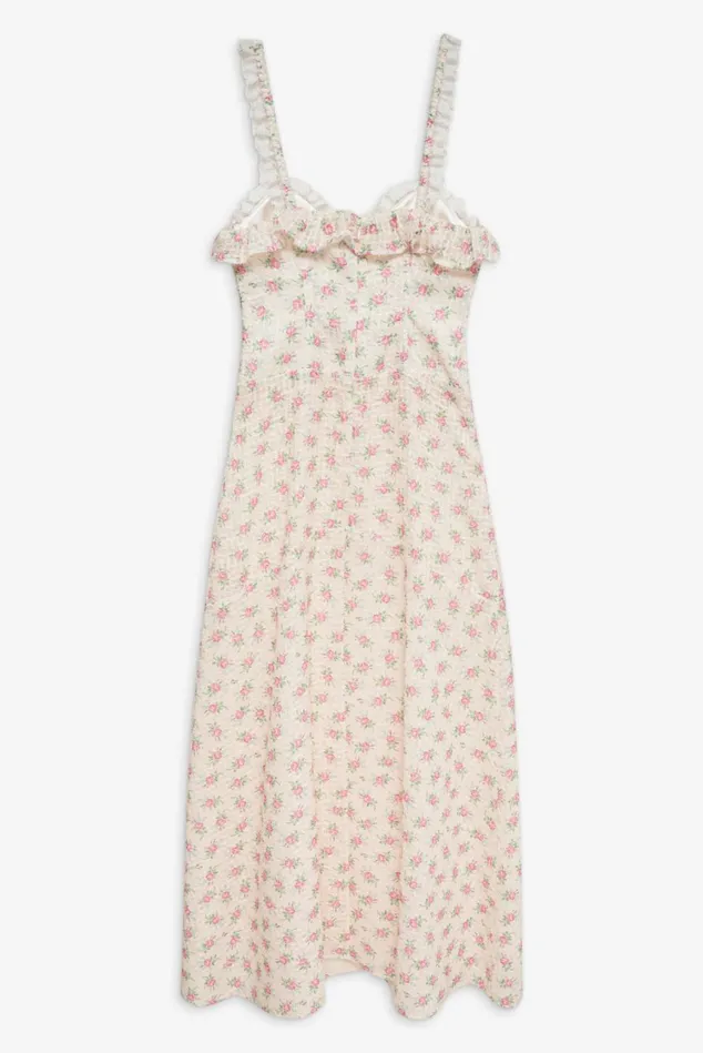 Women Amelia Maxi Dress Ivory For Love and Lemons Dresses