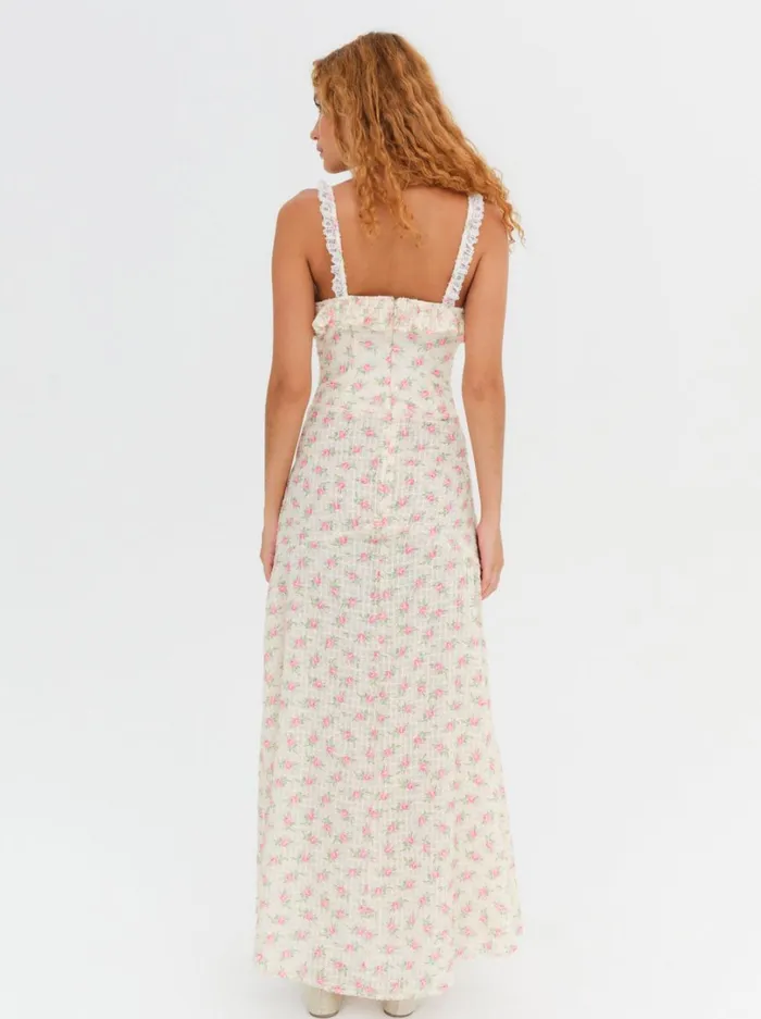 Women Amelia Maxi Dress Ivory For Love and Lemons Dresses