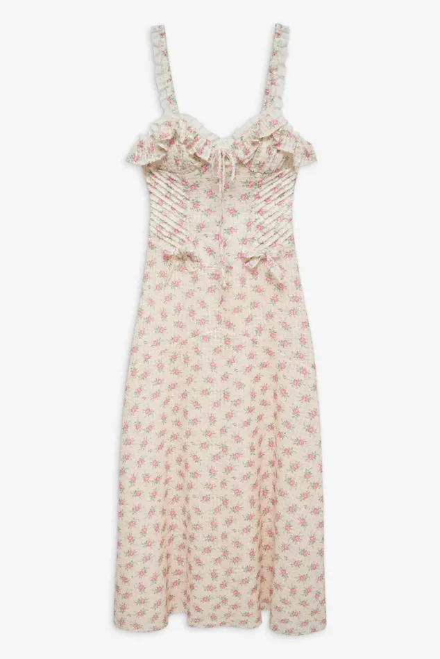 Women Amelia Maxi Dress Ivory For Love and Lemons Dresses
