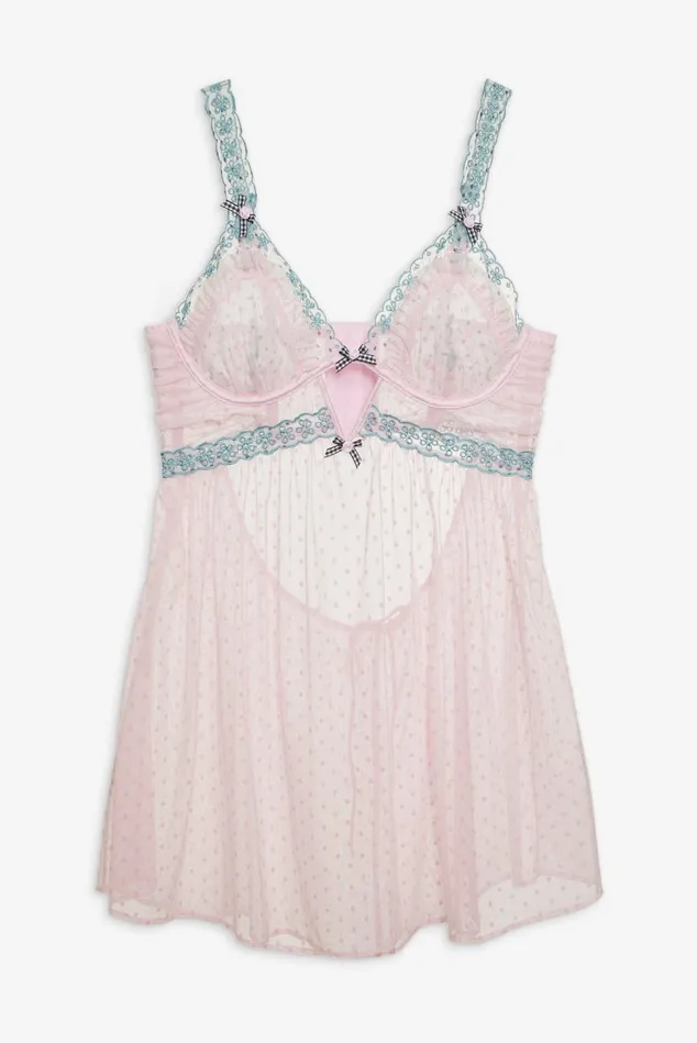 Women Anya Slip Dress Pink For Love and Lemons Lingerie Women Anya Slip Dress Pink For Love and Lemons Lingerie