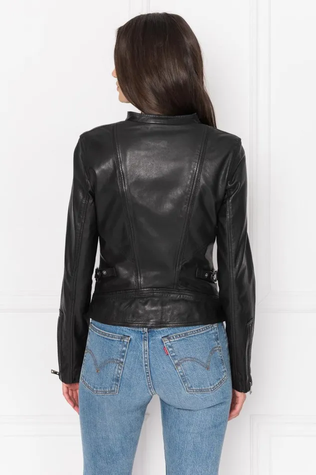 Women ARLETTE Leather Biker Jacket Black LAMARQUE Leather Jackets Women ARLETTE Leather Biker Jacket Black LAMARQUE Leather Jackets