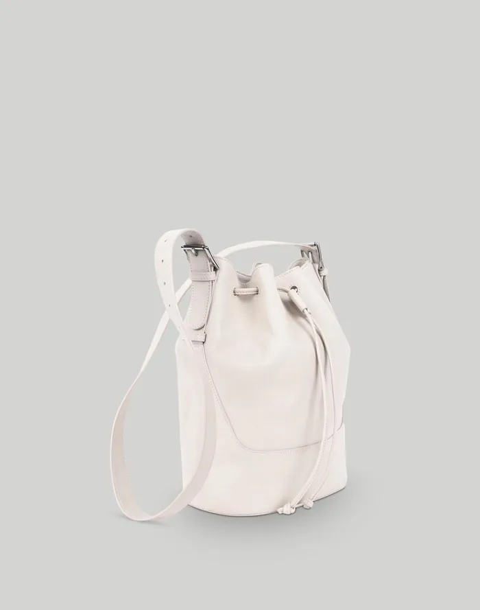 Women Bags Madewell Hyer Goods Cinch Bucket Bag Cream