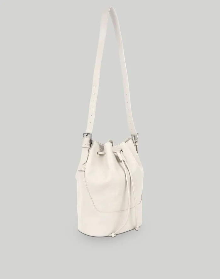 Women Bags Madewell Hyer Goods Cinch Bucket Bag Cream