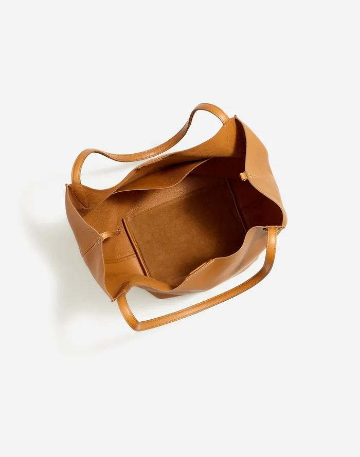 Women Bags Madewell The Shopper Tote In Soft Grain Sepia