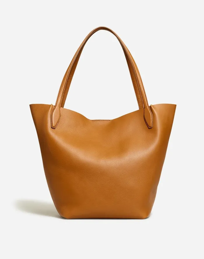 Women Bags Madewell The Shopper Tote In Soft Grain Sepia