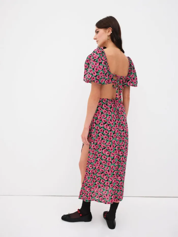 Women Barolo Midi Skirt Red For Love and Lemons Bottoms Women Barolo Midi Skirt Red For Love and Lemons Bottoms