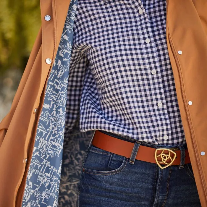 Women Belts Ariat Shield II Reversible Belt Blackbrown