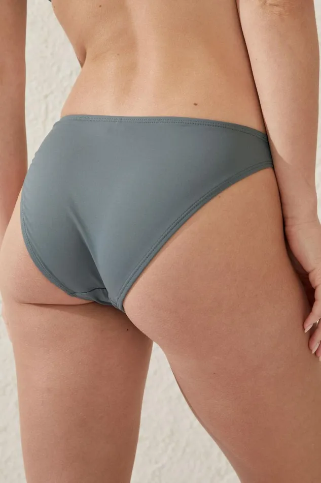 Women Bikinis Cotton On Full Bikini Bottom Dusty Khaki