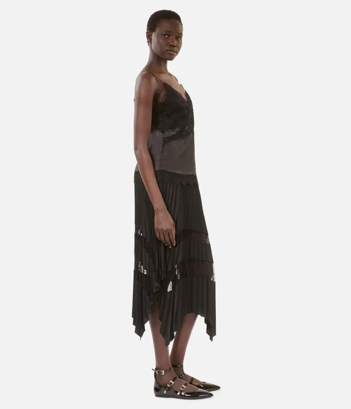 Women Black Camisole With Lace Details THE KOOPLES Blouses and Shirts