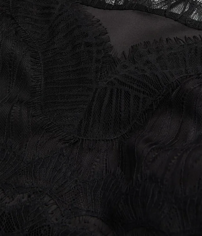 Women Black Camisole With Lace Details THE KOOPLES Blouses and Shirts