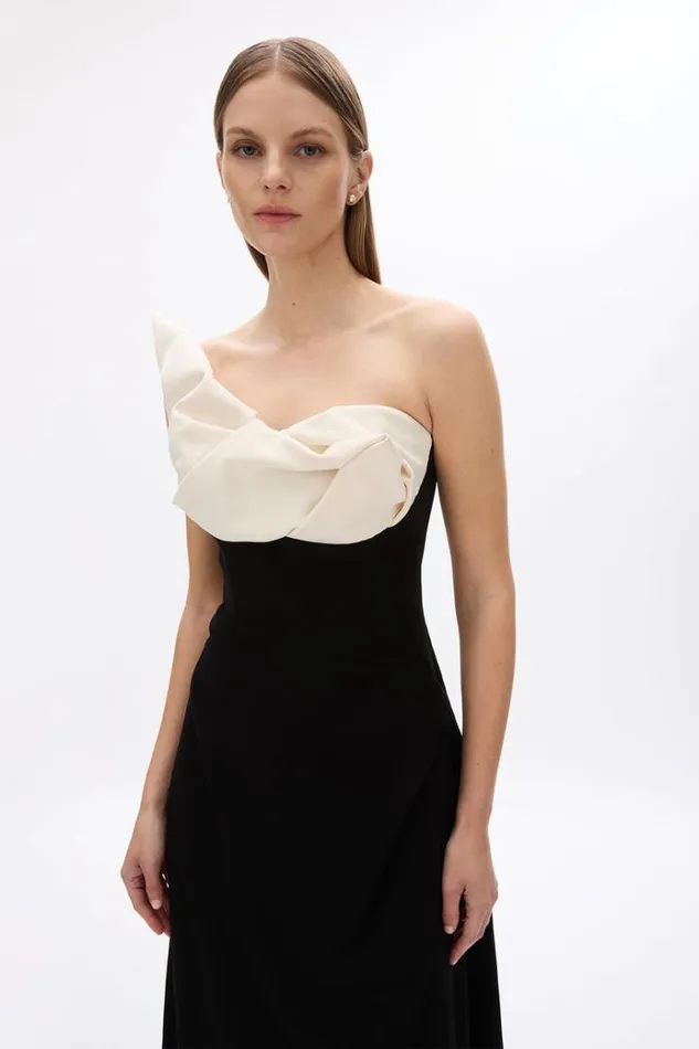 Women Black Dresses Rachel Gilbert CASSIDY GOWN Women Black Dresses Rachel Gilbert CASSIDY GOWN