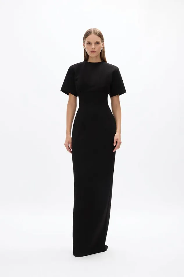 Women Black Dresses Rachel Gilbert Dover Gown Black